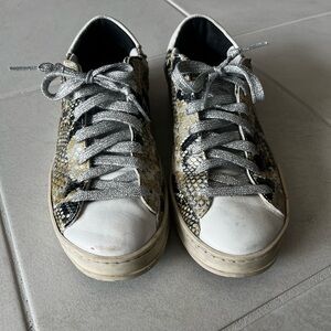P448 Snakeskin Sneakers